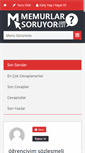 Mobile Screenshot of memurlarsoruyor.com
